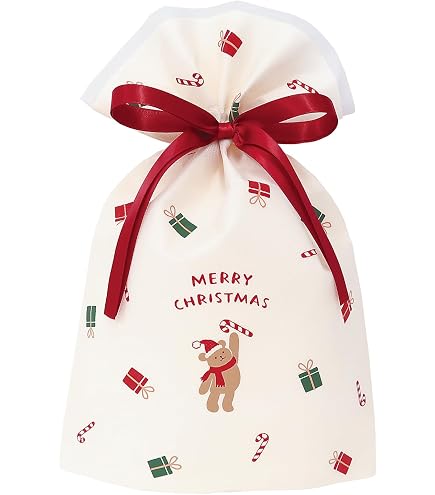 Amazon.co.jp: インディゴ クリスマス ラッピング袋 グリーティング